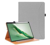 Vakarey per Honor Magic Pad 2 Cover con Portapenne,Custodia per Honor MagicPad 2 12.3 Pollici Antiurto,Grigio