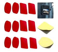 Vakler 12 Pezzi Adesivo Mounts for Helmet, Flat Curved Helmet Adhesive Mount Fixed Base Supporto Casco Compatibile con GoPro Hero 12 11 10 9 8 7 6 5 Sessione DJI Action Cameras