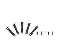 Vakorise Ganci for cornici in Metallo a Dente di Sega con Viti | Multicolor 45x8mm 40pz Da Appendere A Parete: Cornici E Tele(Black)