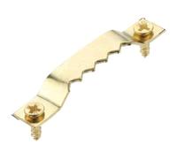 Vakorise Ganci for cornici in Metallo a Dente di Sega con Viti | Oro Nero Misure multiple 40 pezzi Hardware in metallo a dente di sega for cornici sospese: espositore da parete(Gold X 40)