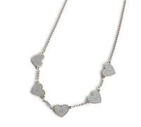 VAKTWPDLY Collana con nome personalizzato per donna, collana girocollo con iniziale a forma di cuoricino Tiny Love dalla A alla Z, collane girocollo personalizzata con qualsiasi nome o parola
