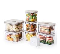VAKUEN Contenitore ermetico per alimenti di alta qualità, edizione speciale Mercury Color 8P/set, 7 pezzi contenitore e sigillatore sottovuoto. Doppio rivestimento brevettato in silicone, 100% a prova