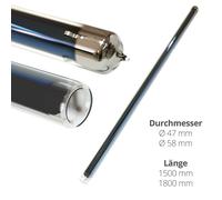 Vakuumrohr Solare Rubo Vuoto Röhrenkollektoren 47/58 x 1500/1800 MM