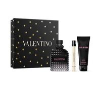 Valentino Uomo Born In Roma 2 pz Eau de Parfum Spray 100 ml + Shower Gel 75 ml Cofanetto