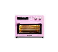 VAL CUCINA - Friggitrice ad aria riscaldata a infrarossi in stile retrò, forno a convezione extra large per piano cottura 10 in 1, toast 6 fette, piano cottura smaltato, facile da usare