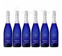 Val d’Oca Prosecco DOC Blu Millesimato Extra Dry 6×750ml - Vino Spumante Italiano - Extra Dry 11% Vol - Fresco, Fruttato e Elegante - Cassa Risparmio 6 Bottiglie - Made in Italy
