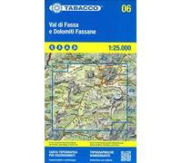 Val di Fassa e Dolomiti Fassane 1:25.000. Ediz. italiana, inglese, francese e tedesca: 06
