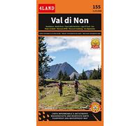 155 - Val di Non - 1:25.000 - carta dei sentieri e mountain bike
