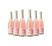 VAL D'OCA - Rosé Millesimato - Valdobbiadene Prosecco DOC Rosé Extra Dry Millesimato - 6 Bottiglie da 750 ml