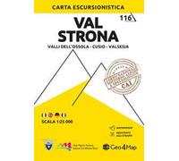Val Strona. Valli dell'Ossola, Cusio, Valsesia 1:25.000