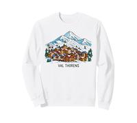 Val Thorens Francia Stazione sciistica Villaggio di Montagna Felpa