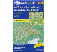 Val Tramontina. Val Cosa. Val d'Arzino 1:25.000. Ediz. italiana, francese, tedesca e inglese: 028