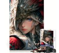 Valchiria Angelo della Guerra Puzzle da 1000 pezzi per adolescenti Stimola la mente Fuga pacifica Incastro solido Gioia Natale (38x26cm)