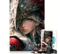 Valchiria Angelo della Guerra Puzzle per Adolescenti 1000 Pezzi Gioco di Memoria Incastro Tenue Nessun Pezzo Si Perde Gioco per la Mente Viaggio-Completo Regalo (38x26cm)