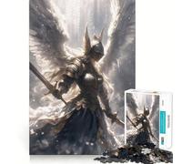 Valchiria dei Cieli Puzzle per adulti da 1000 pezzi Puzzle di memoria Divertente Taglio di precisione Facile da imparare Divertimento per tutta la famiglia (38x26cm)