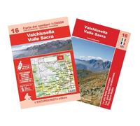 Valchiusella, Valle Sacra. Carta dei sentieri 1:25.000. Con guida Le più belle escursioni. Ediz. multilingue