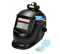 Valchoose Casco da saldatura automatico con luce LED a 2 livelli e True-Color
