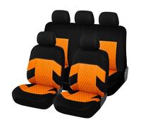 Valcla Auto Coprisedili per Skoda Roomster/Yeti/Yeti Outdoor 5L/5L Facelift 2006-2017, 5 Posti Traspirante Confortevole Anteriori Posteriori Tessuto Auto Set Coprisedili, Interno Accessori