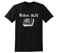 VaLcLA Bikini Kill T-Shirt Black Shirt Men's Top Tee M