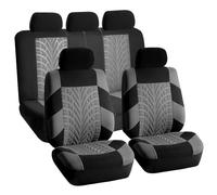 VALCLA Coprisedili Auto per Hyundai Kona/Encino 2018 2019 2020 2021 2022 2023, Set 5 Posti Antiscivolo Impermeabili, Coprisedili Auto Universale Anteriore e Posteriore Confortevoli, B-Grey