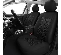 Valcla Coprisedili Auto per Renault Megane 2017-2022, 5 Posti Copri Sedile Universali Anteriore e Posteriore Impermeabili Antiscivolo, Accessori Protezione,B Black