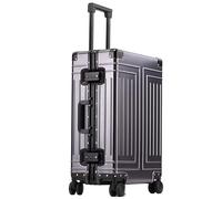 VALCLA Valigia Valigia for trolley interamente in lega di magnesio con telaio in alluminio Valigia con ruota universale silenziosa anticaduta(Iron gray,24in)