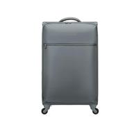VALCLA Valigia Valigia trolley leggera Valigia d'imbarco da 20 pollici Valigia con ruote universali, varie misure disponibili(Gray,20in)