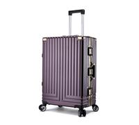 VALCLA Valigia Valigie da trasporto con guscio rigido con ruote Valigia anticaduta addensata for bagagli da viaggio for PC leggera (Color : J, Size : 28in)