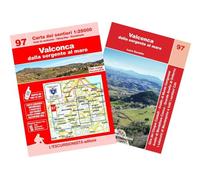 Valconca. Dalla sorgente al mare. Con guida escursionistica. Con carta 1:25.000
