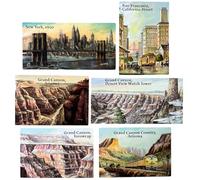 VALDEIG - Magneti per frigorifero, NY New York San Francisco Grand Canyon National Park Frigorifero US Souvenir I Love Arizona Colorado River USA Route 66 Magneti P