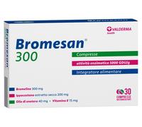 Valderma Bromesan 300 - Integratore per lo stress ossidativo, 30 compresse gastroresistenti Valderma