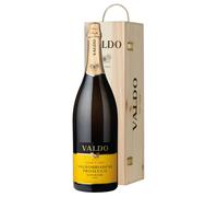 Valdo Marca Oro Valdobbiadene Prosecco Superiore DOCG Extra Dry Jeroboam 3 l, Cassetta di legno