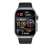 VALDUS Knauermann PRO 3 Fan Edition angolare (2025) grigio, orologio sanitario, smartwatch con funzione telefonica, ECG Plus HRV e funzione SOS, BT Bluetooth, apnea del sonno, cinturino in silicone