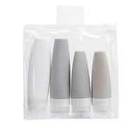 Vale a bottiglie vuote imposta il contenitore liquido gel di shampoo in silicone a perdita di perdite per viaggi di lavoro di viaggio