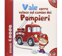 Vale corre veloce sul camion dei pompieri
