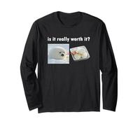 Vale Davvero la Pena Stupido Meme Seal Maglia a Manica