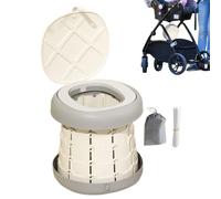 Vale di viaggio per bambino, comodo e igienico, 25.8x26,8 cm/10.16x10.55 pollici, bagno portatile e pieghevole, applicare per il bagno di emergenza, sicuro e non slip, per ragazzi ragazze