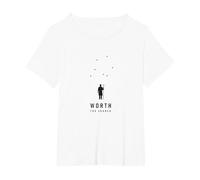 Vale la Pena Cercare: Ha Lasciato Il 99 per trovarmi Shepherd Maglietta, Donna Plus-Size, Bianco, 1X