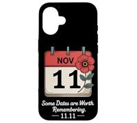 Vale la pena ricordare alcune date 11 11 Veterans Day Custodia per iPhone 16