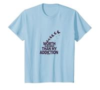 Vale più della mia Ispirazione per Il Recupero delle dipendenze Maglietta, Bambini, Celeste, 6 Anni