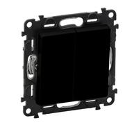 VALENA LIFE Connettore per scale doppio nero 10AX 250V 756308