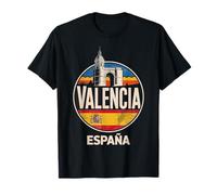 Valencia España City Travel Spagna Avventura Maglietta