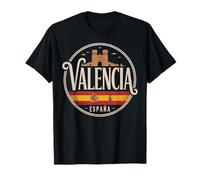 Valencia España City Travel Spagna Avventura Maglietta