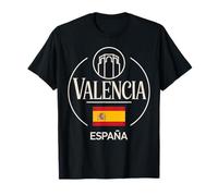 Valencia España City Travel Spagna Avventura Maglietta