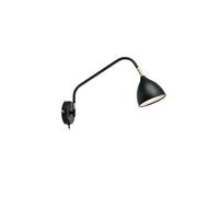 VALENCIA NERO/ORO LAMPADA DA PARETE LAMPADA DA PARETE NT 106081