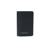Valencia Passport Holder Black - Lapis Blue