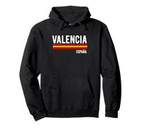 Valencia Spagna Bandiera Souvenir Uomini Donne Ragazzi España Felpa con Cappuccio
