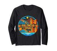 Valencia Spagna Viaggio Souvenir Città Regalo Maglia a Manica
