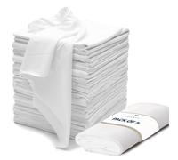 VALENGO - Stracci senza pelucchi, 100% cotone, morbidi stracci per magliette, panno senza pelucchi per colorare legno, ghisa, spolverare, lucidare, dipingere e pulire, riutilizzabili e assorbenti