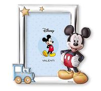 Valenti&Co_Cornice Portafoto Dipinto con Tecnica 3D_Argento_Mickey Mouse_Disney_13x18